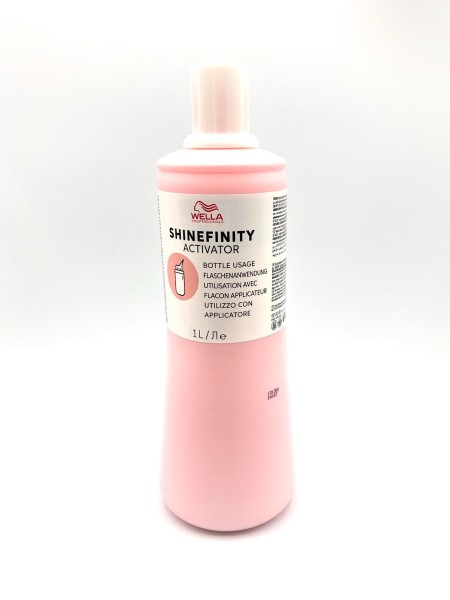 Wella Shinefinity Activator Bottle Usage 1l